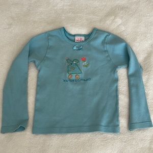 Carter blue long sleeve size 5